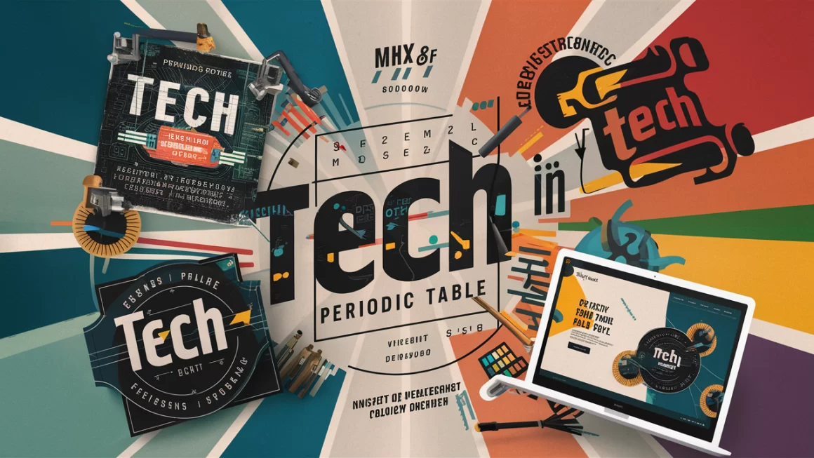 Tech in Periodic Table Font